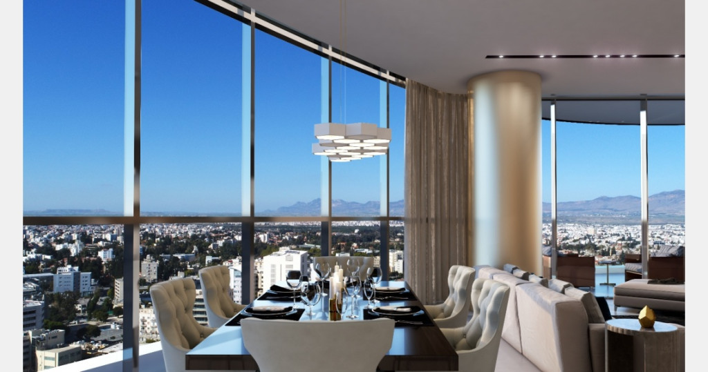 Restaurant for Sale in the tallest building in Nicosia Centre