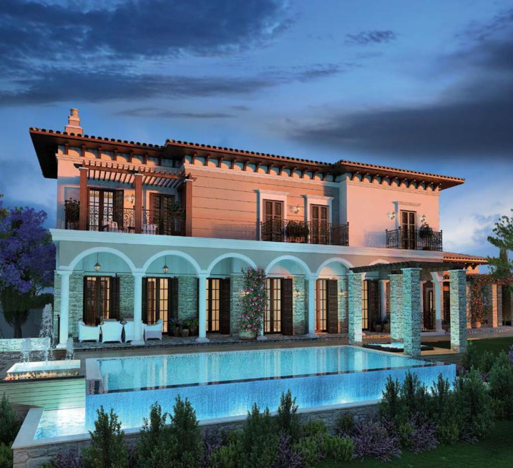 Luxury Tuscan/Mediterranean style Villa for Sale in Agios Tychonas, Limassol